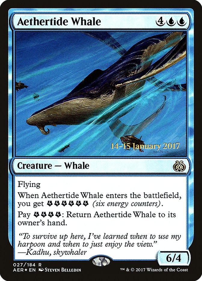 Aethertide Whale [Aether Revolt Prerelease Promos] | Deep Dive Games St. Marys