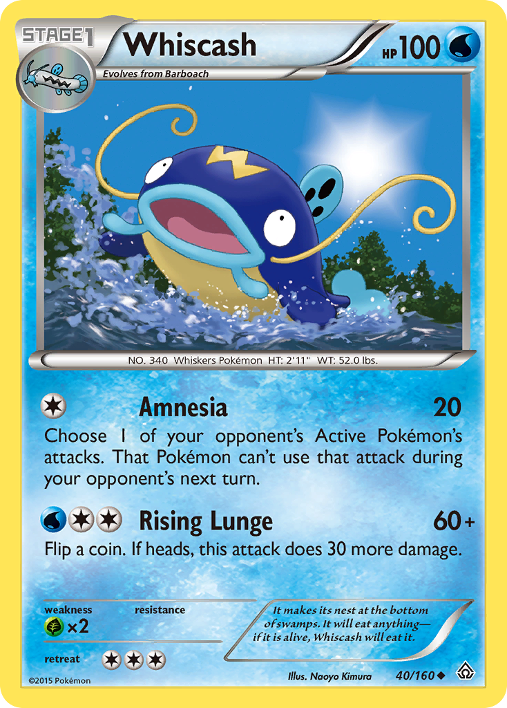 Whiscash (40/160) [XY: Primal Clash] | Deep Dive Games St. Marys