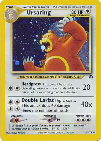 Ursaring (15/75) [Neo Discovery Unlimited] | Deep Dive Games St. Marys