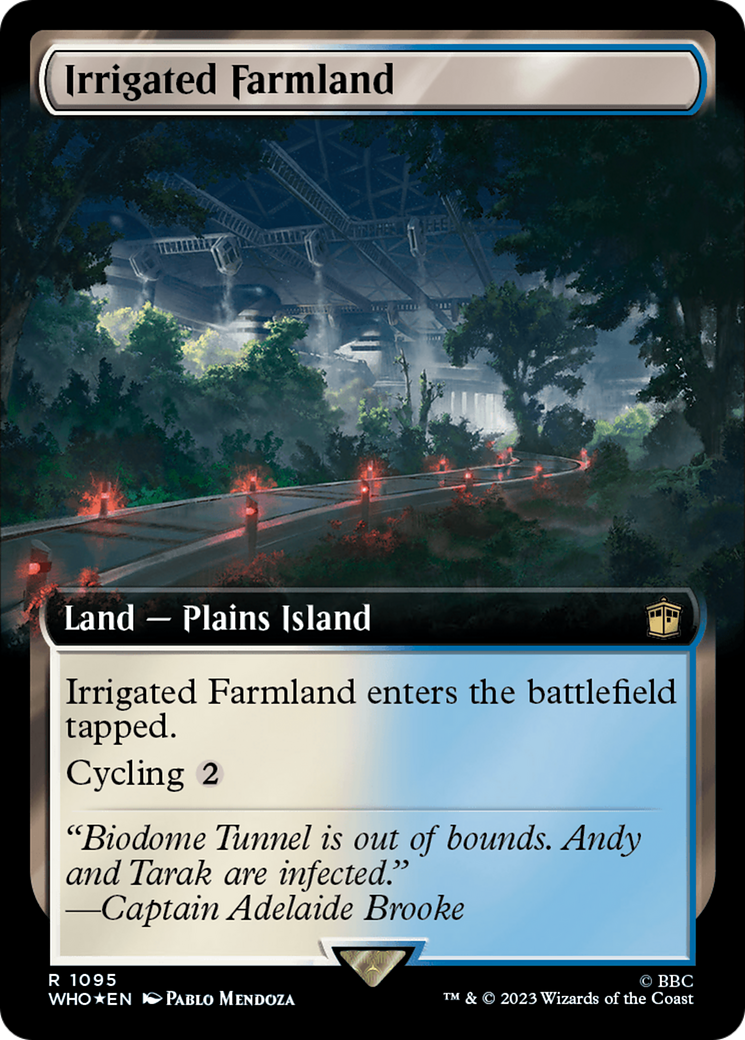 Irrigated Farmland (Extended Art) (Surge Foil) [Doctor Who] | Deep Dive Games St. Marys