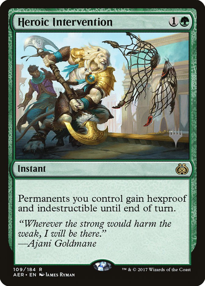 Heroic Intervention (Promo Pack) [Aether Revolt Promos] | Deep Dive Games St. Marys