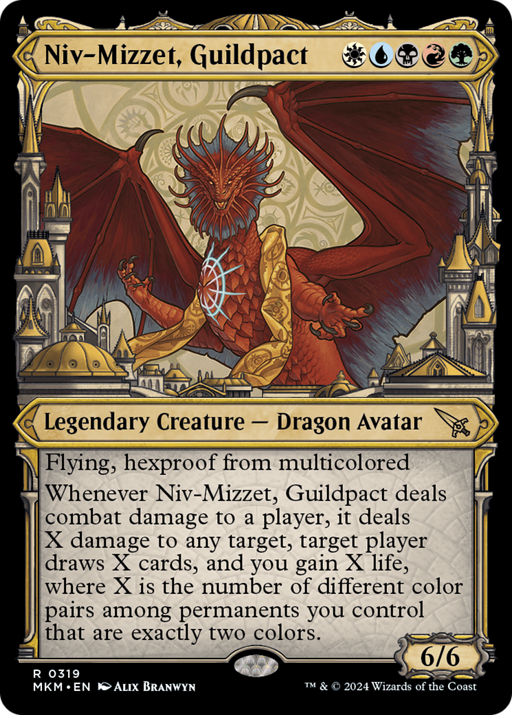 Niv-Mizzet, Guildpact (Showcase) (319) [Murders at Karlov Manor] | Deep Dive Games St. Marys