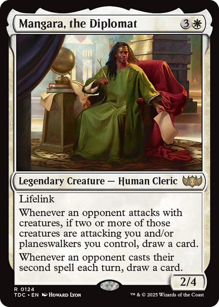 Mangara, the Diplomat [Tarkir: Dragonstorm Commander] | Deep Dive Games St. Marys