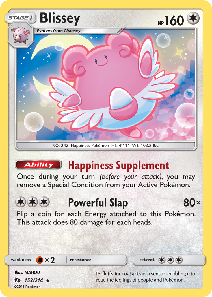 Blissey (153/214) [Sun & Moon: Lost Thunder] | Deep Dive Games St. Marys