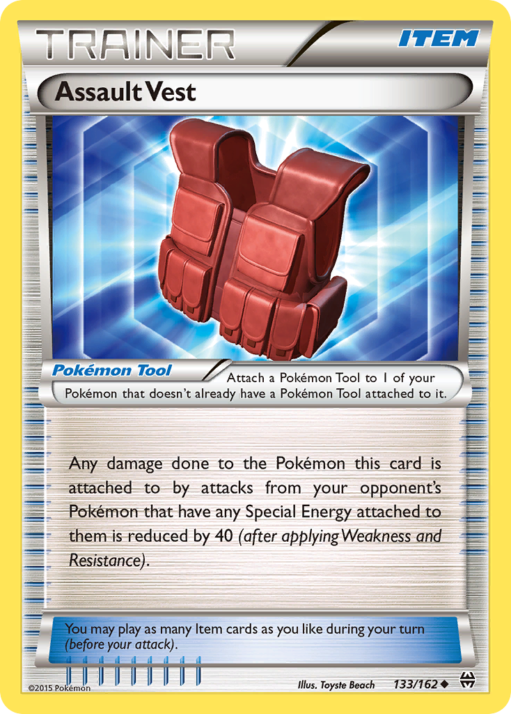 Assault Vest (133/162) [XY: BREAKthrough] | Deep Dive Games St. Marys