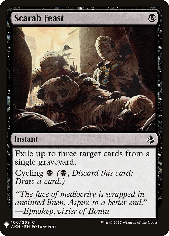 Scarab Feast [Mystery Booster] | Deep Dive Games St. Marys