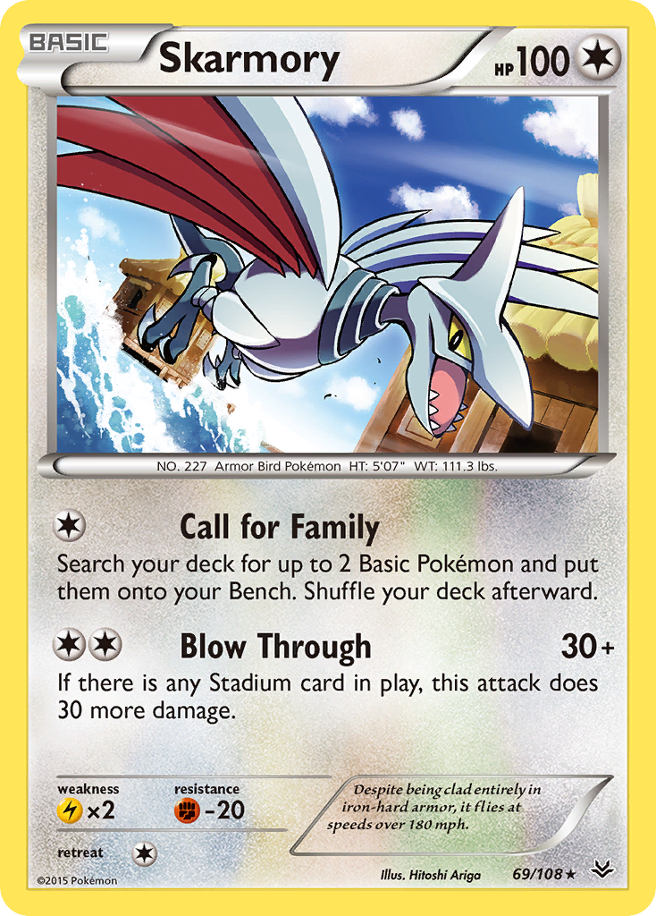 Skarmory (69/108) [XY: Roaring Skies] | Deep Dive Games St. Marys