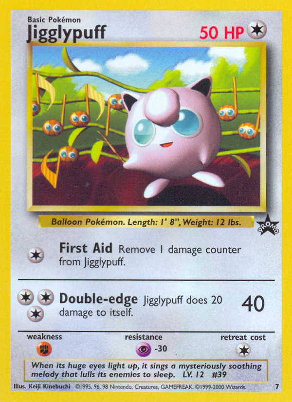 Jigglypuff (7) [Wizards of the Coast: Black Star Promos] | Deep Dive Games St. Marys