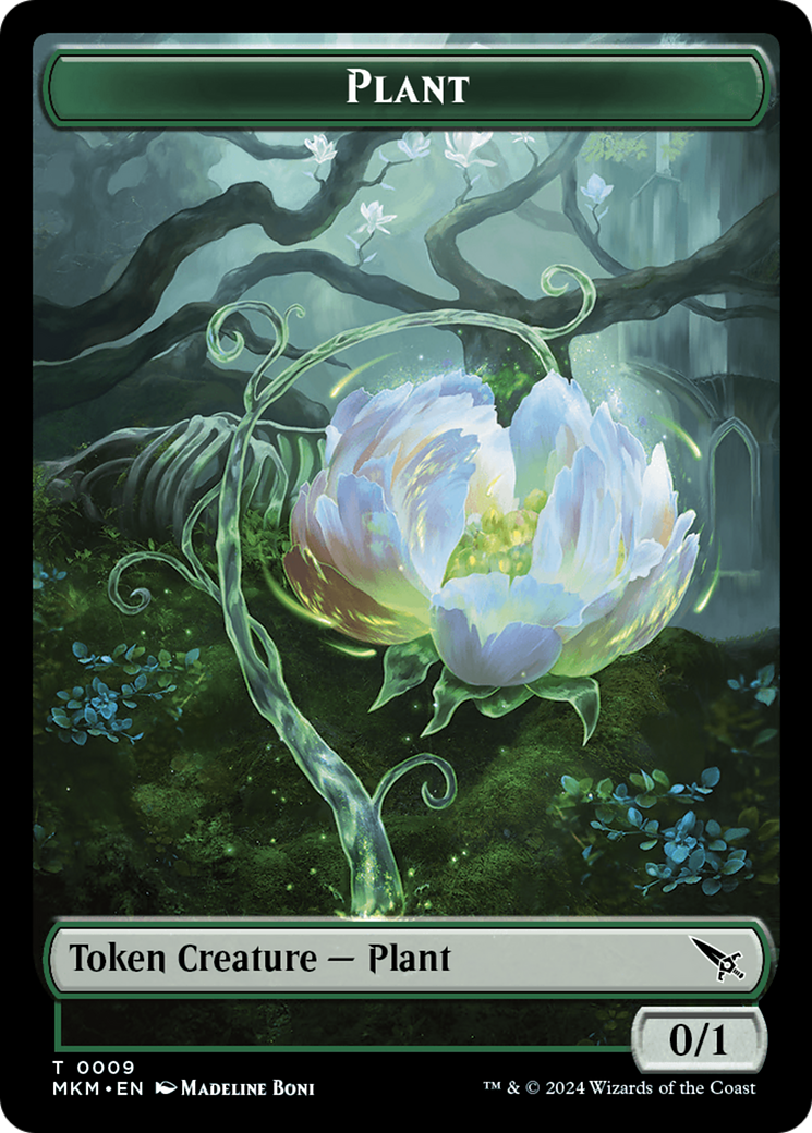 Plant Token [Murders at Karlov Manor Tokens] | Deep Dive Games St. Marys