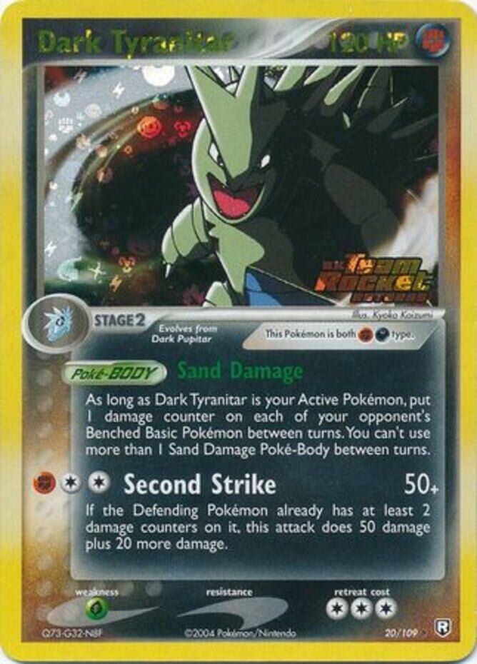 Dark Tyranitar (20/109) (Stamped) [EX: Team Rocket Returns] | Deep Dive Games St. Marys