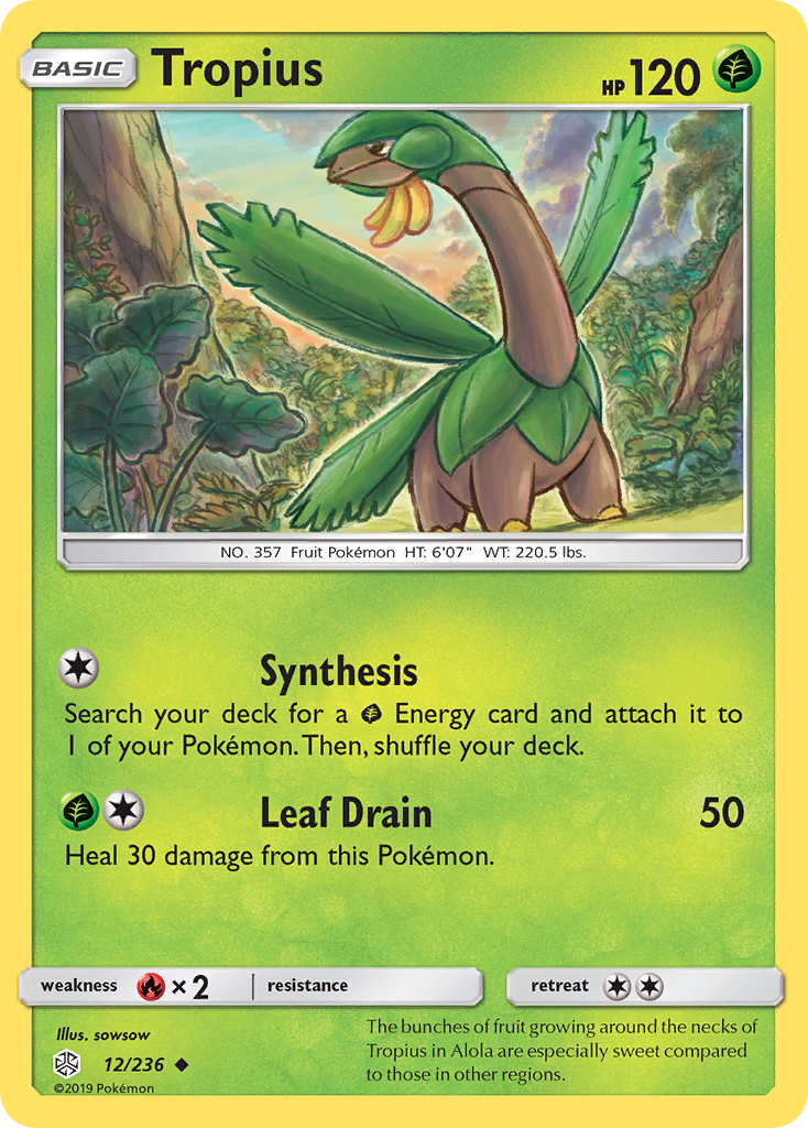 Tropius (12/236) [Sun & Moon: Cosmic Eclipse] | Deep Dive Games St. Marys