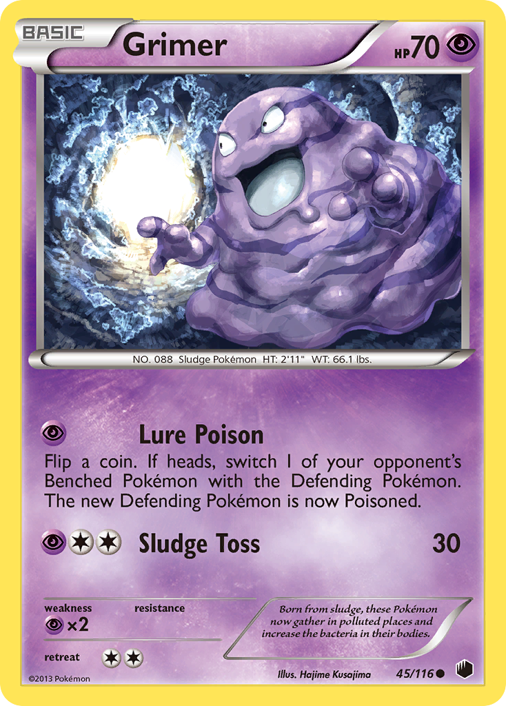 Grimer (45/116) [Black & White: Plasma Freeze] | Deep Dive Games St. Marys