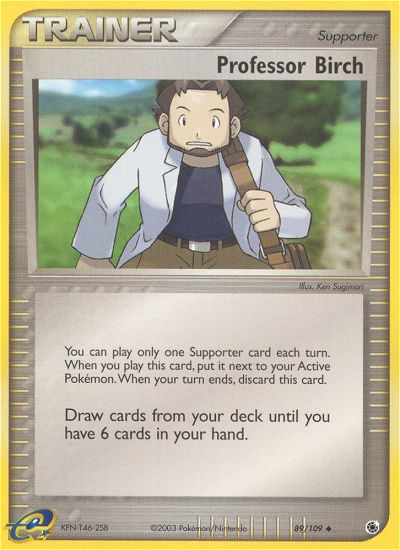 Professor Birch (89/109) [EX: Ruby & Sapphire] | Deep Dive Games St. Marys