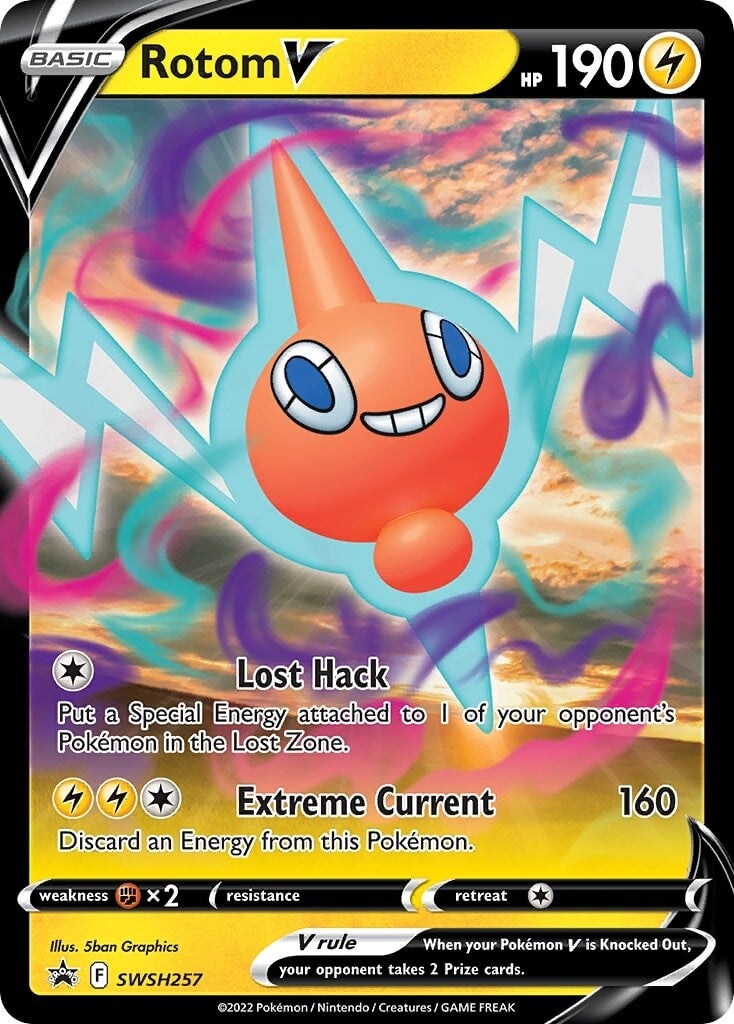 Rotom V (SWSH257) [Sword & Shield: Black Star Promos] | Deep Dive Games St. Marys