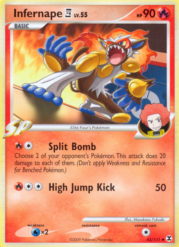 Infernape (43/111) [Platinum: Rising Rivals] | Deep Dive Games St. Marys