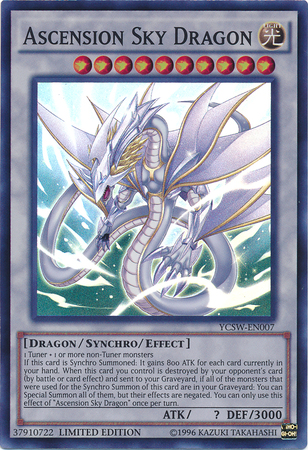 Ascension Sky Dragon [YCSW-EN007] Super Rare | Deep Dive Games St. Marys