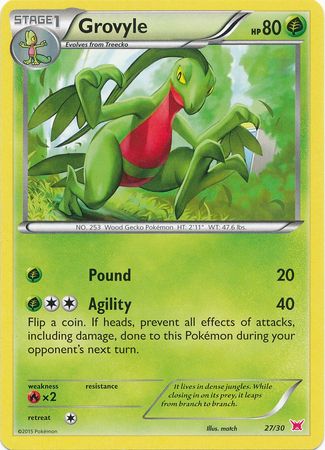 Grovyle (27/30) [XY: Trainer Kit 2 - Latias] | Deep Dive Games St. Marys