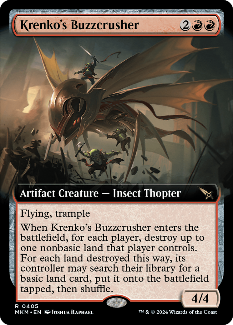 Krenko's Buzzcrusher (Extended Art) [Murders at Karlov Manor] | Deep Dive Games St. Marys