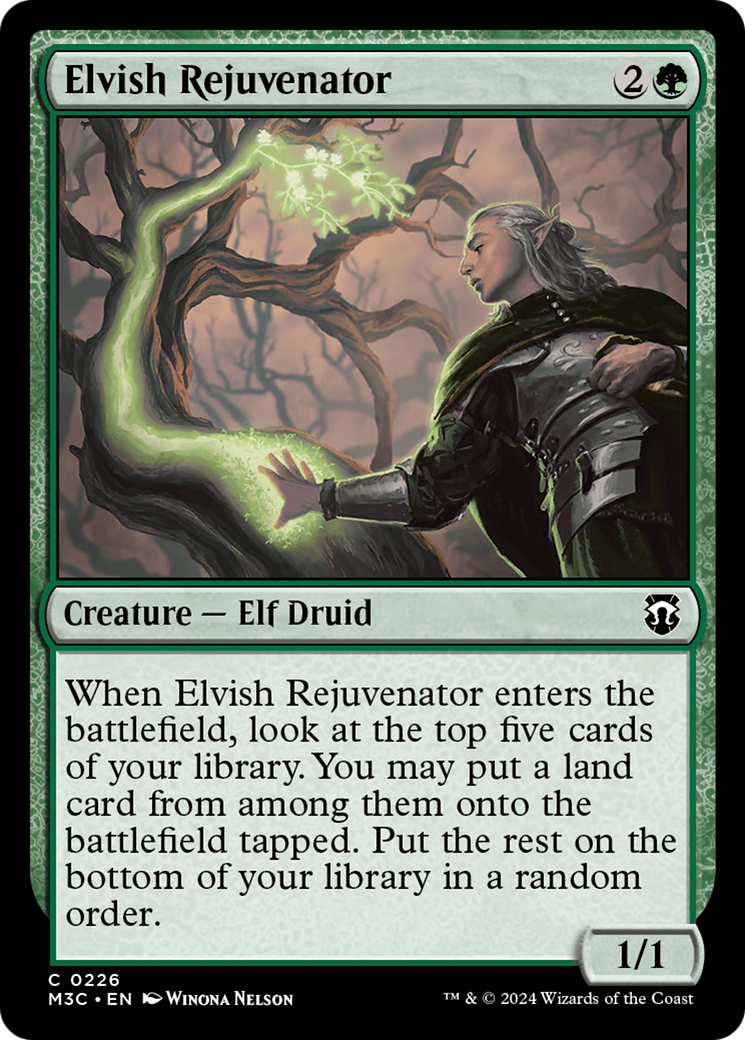 Elvish Rejuvenator (Ripple Foil) [Modern Horizons 3 Commander] | Deep Dive Games St. Marys