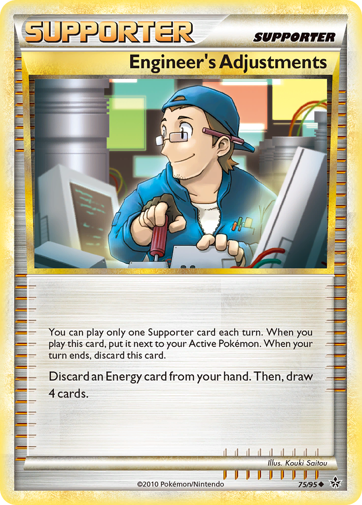 Engineer's Adjustments (75/95) [HeartGold & SoulSilver: Unleashed] | Deep Dive Games St. Marys