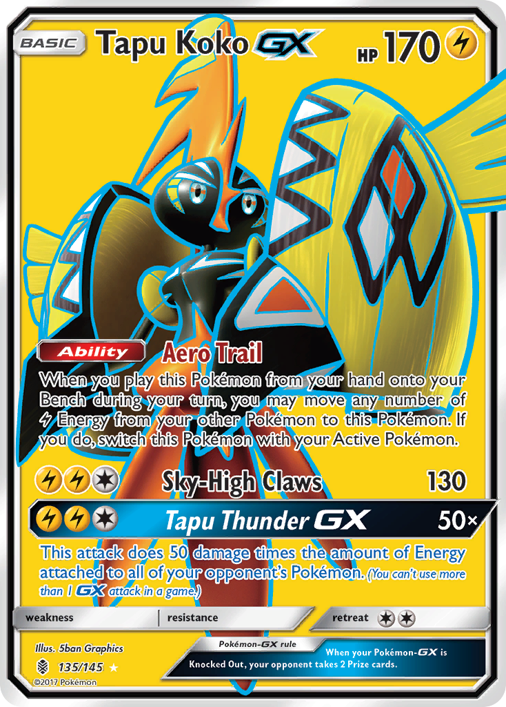 Tapu Koko GX (135/145) [Sun & Moon: Guardians Rising] | Deep Dive Games St. Marys