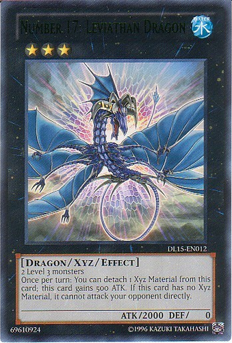 Number 17: Leviathan Dragon (Green) [DL15-EN012] Rare | Deep Dive Games St. Marys