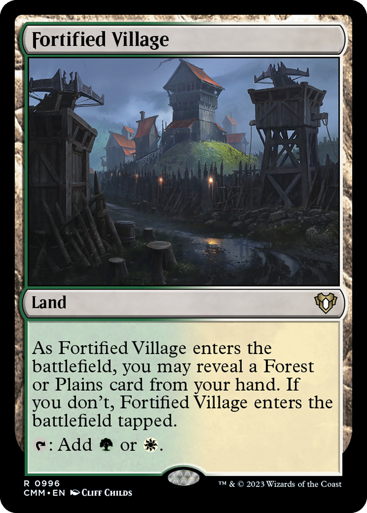 Fortified Village [Commander Masters] | Deep Dive Games St. Marys