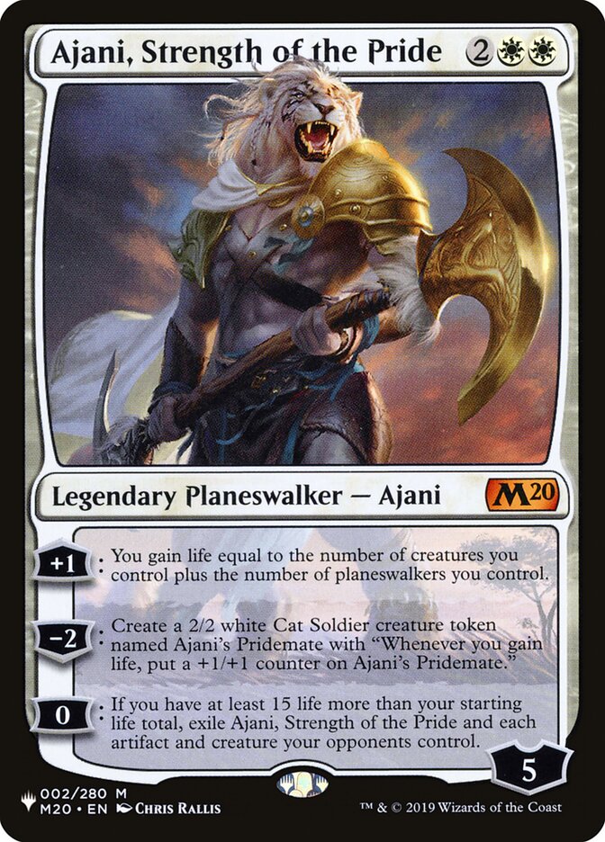 Ajani, Strength of the Pride [The List] | Deep Dive Games St. Marys