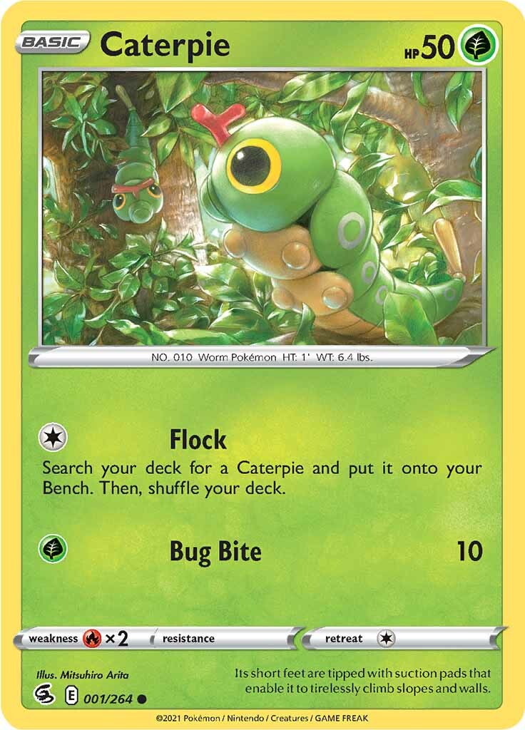 Caterpie (001/264) [Sword & Shield: Fusion Strike] | Deep Dive Games St. Marys