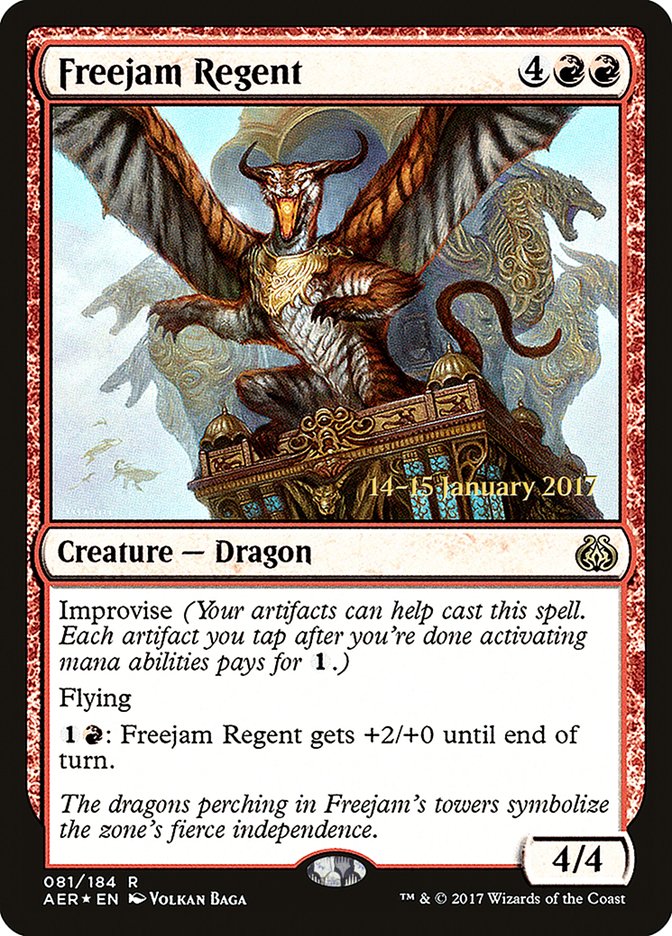 Freejam Regent [Aether Revolt Prerelease Promos] | Deep Dive Games St. Marys