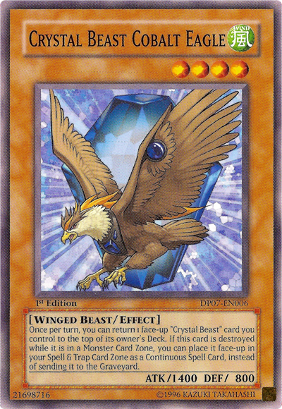 Crystal Beast Cobalt Eagle [DP07-EN006] Common | Deep Dive Games St. Marys