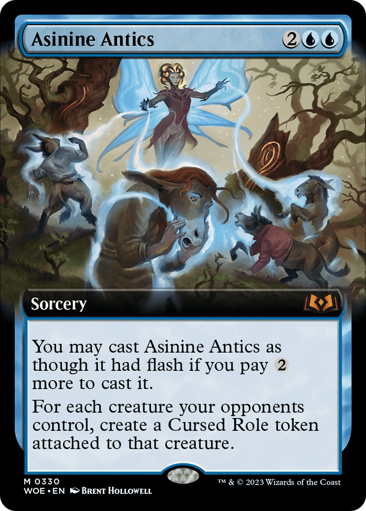 Asinine Antics (Extended Art) [Wilds of Eldraine] | Deep Dive Games St. Marys