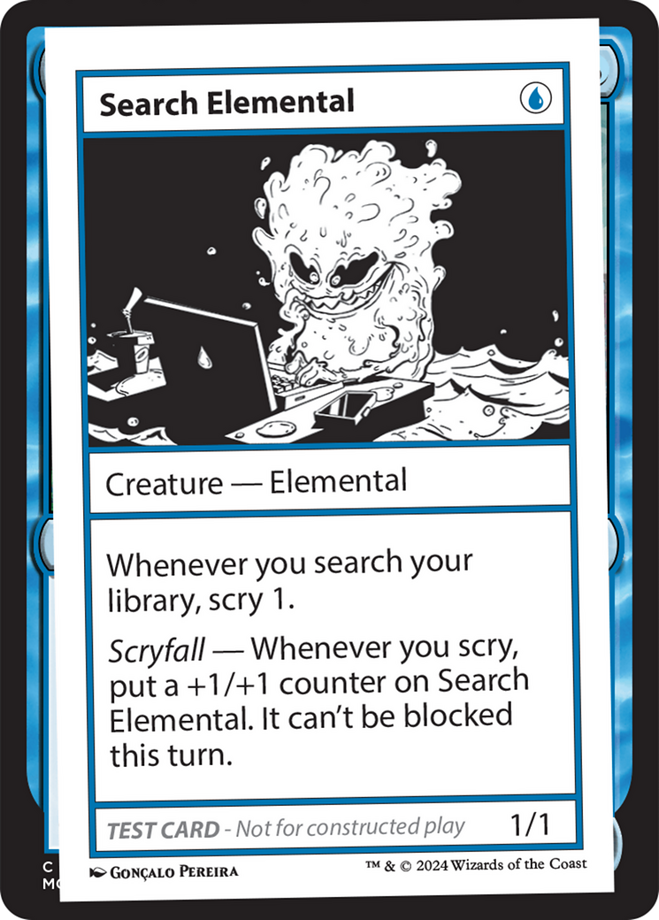 Search Elemental [Mystery Booster 2 Playtest Cards] | Deep Dive Games St. Marys