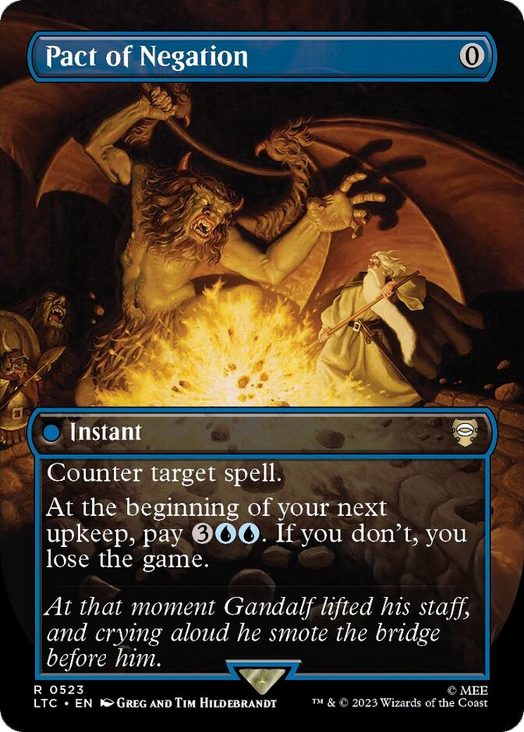 Pact of Negation (Borderless) [The Lord of the Rings: Tales of Middle-Earth Commander] | Deep Dive Games St. Marys