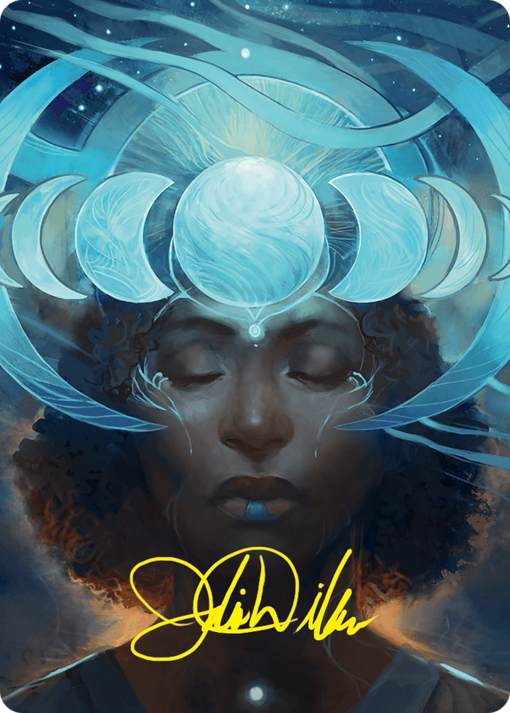 Lunar Insight Art Card (31/54) (Gold-Stamped Signature) [Foundations Art Series] | Deep Dive Games St. Marys