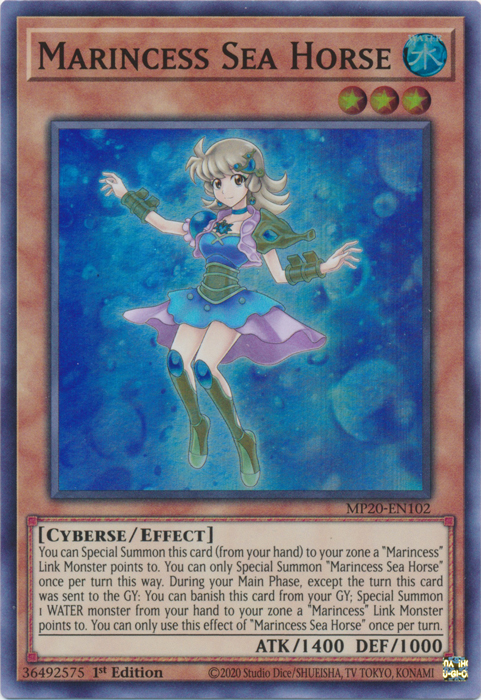Marincess Sea Horse [MP20-EN102] Super Rare | Deep Dive Games St. Marys