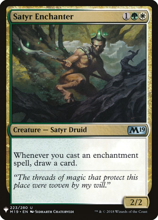 Satyr Enchanter [Mystery Booster] | Deep Dive Games St. Marys