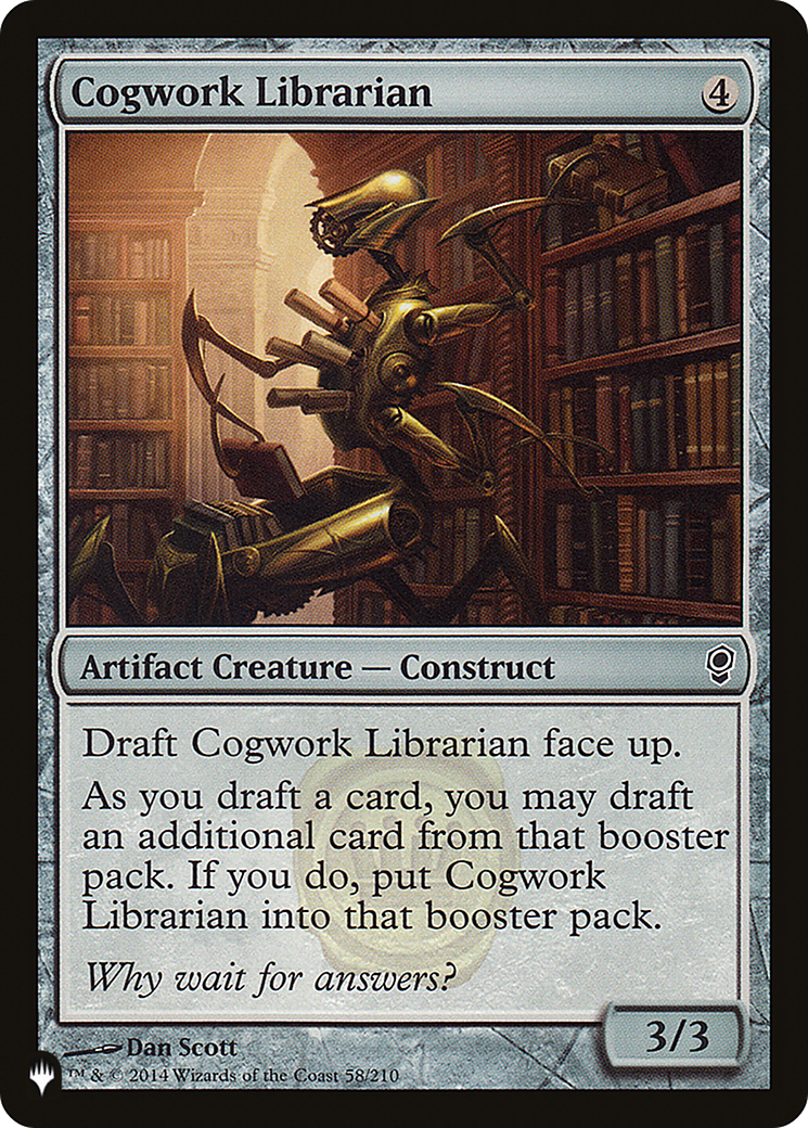 Cogwork Librarian [The List] | Deep Dive Games St. Marys