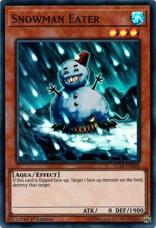 Snowman Eater [AC18-EN008] Super Rare | Deep Dive Games St. Marys