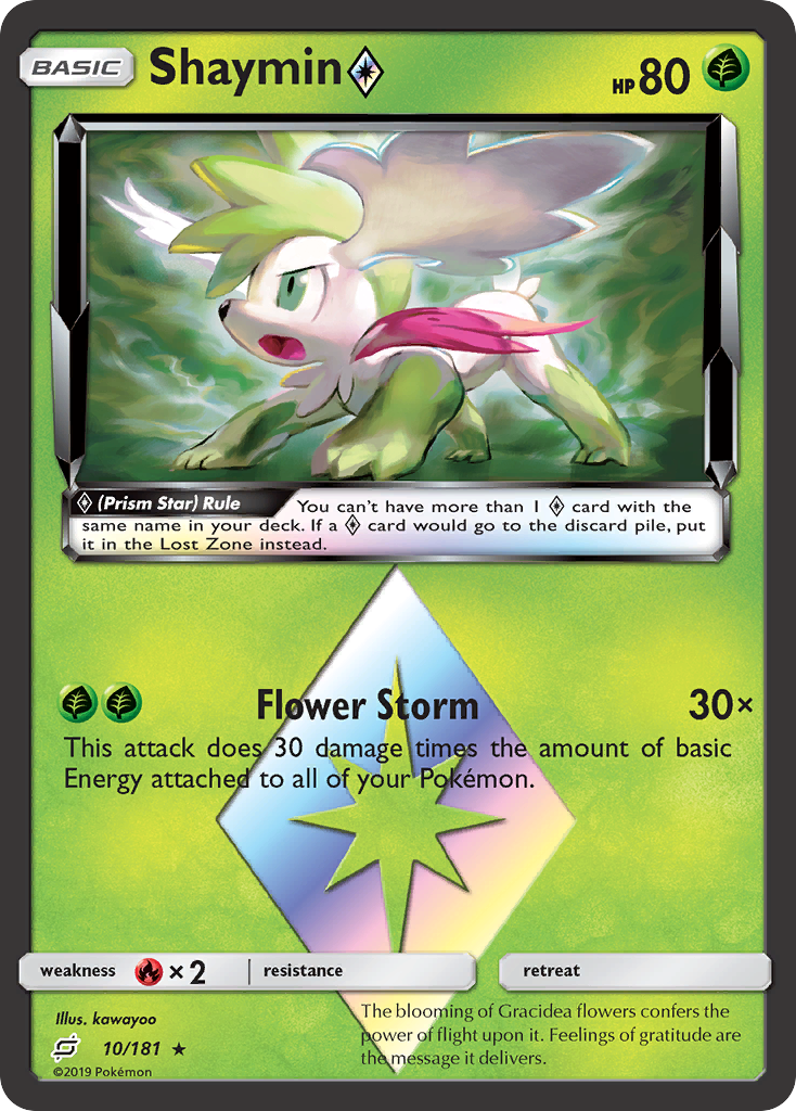 Shaymin (10/181) (Prism Star) [Sun & Moon: Team Up] | Deep Dive Games St. Marys