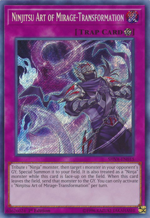 Ninjitsu Art of Mirage-Transformation [SHVA-EN015] Secret Rare | Deep Dive Games St. Marys