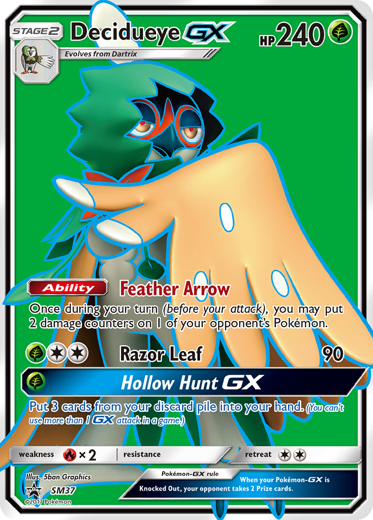 Decidueye GX (SM37) [Sun & Moon: Black Star Promos] | Deep Dive Games St. Marys