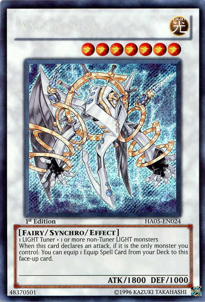 Vylon Sigma [HA05-EN024] Secret Rare | Deep Dive Games St. Marys