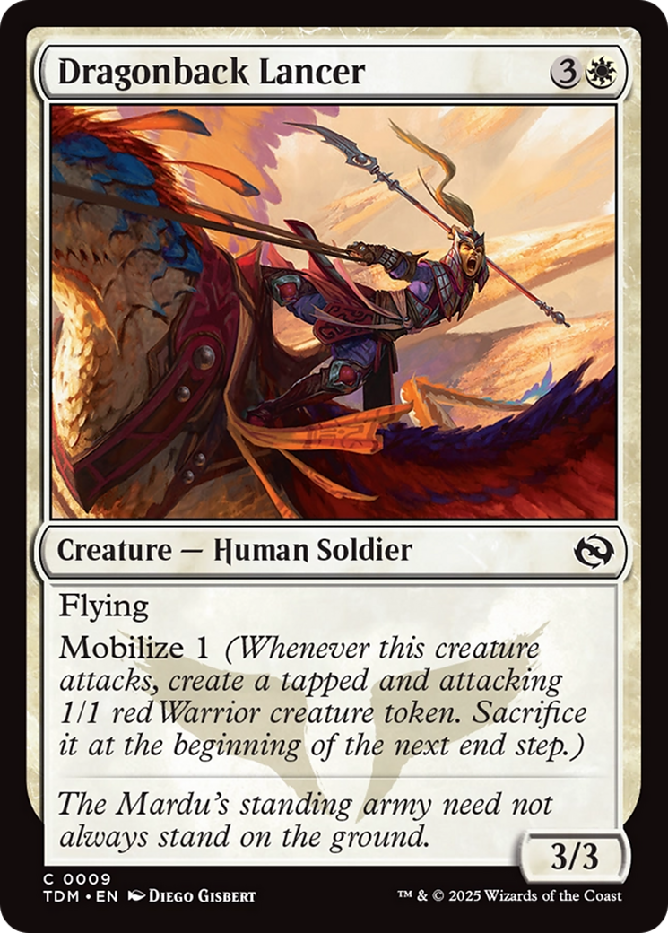 Dragonback Lancer [Tarkir: Dragonstorm] | Deep Dive Games St. Marys