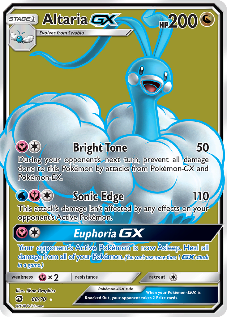 Altaria GX (68/70) [Sun & Moon: Dragon Majesty] | Deep Dive Games St. Marys