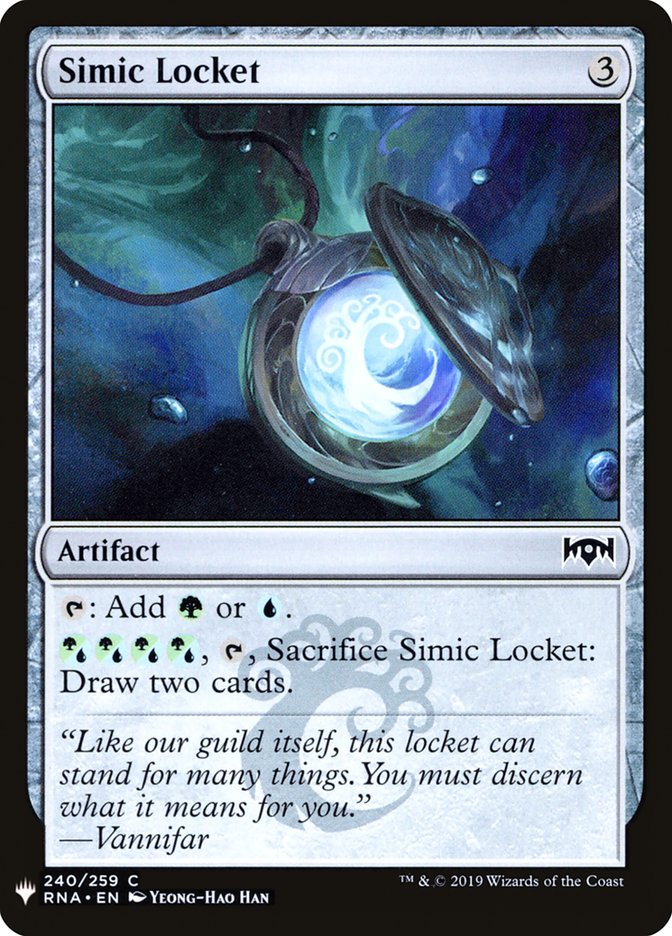 Simic Locket [Mystery Booster] | Deep Dive Games St. Marys