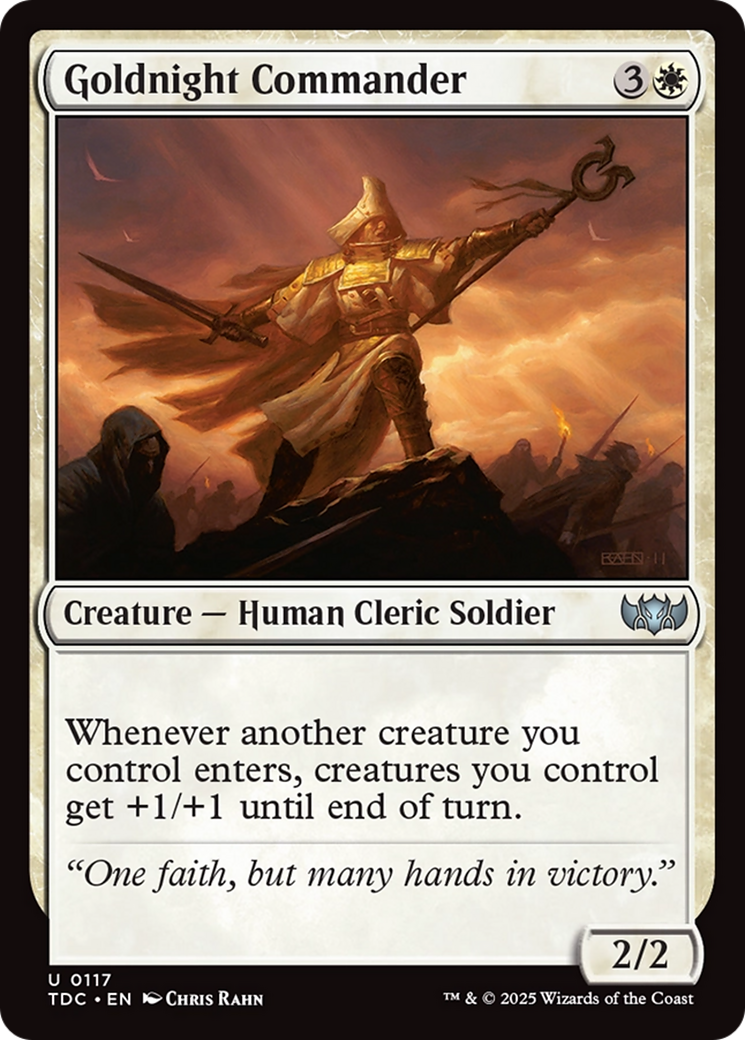 Goldnight Commander [Tarkir: Dragonstorm Commander] | Deep Dive Games St. Marys