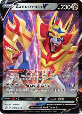 Zamazenta V (SWSH019) [Sword & Shield: Black Star Promos] | Deep Dive Games St. Marys