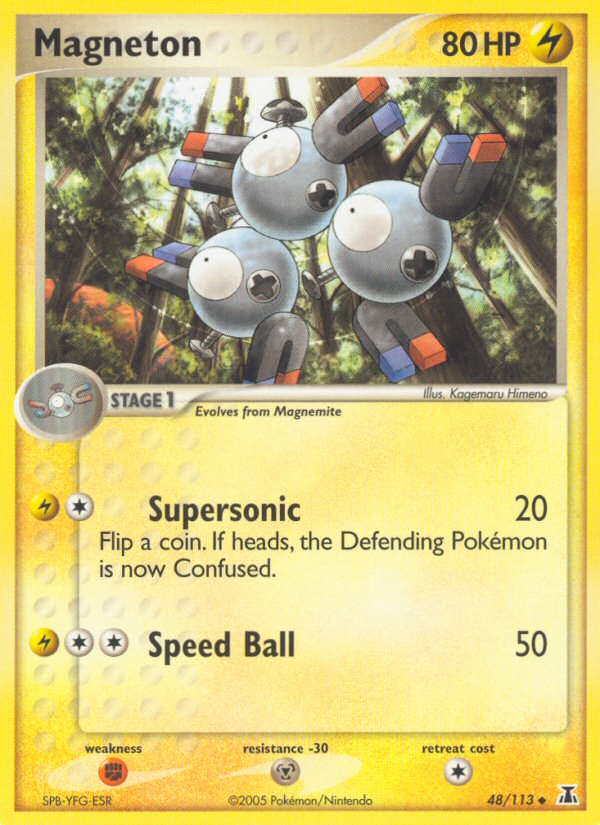 Magneton (48/113) [EX: Delta Species] | Deep Dive Games St. Marys