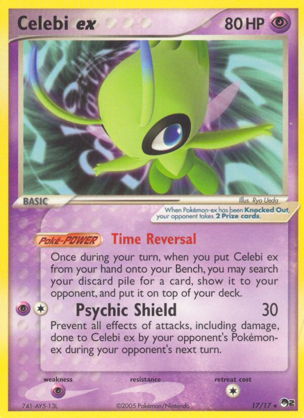 Celebi ex (17/17) [POP Series 2] | Deep Dive Games St. Marys